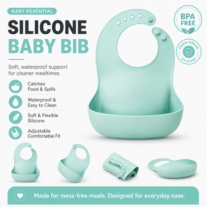 EasyCatch™ Silicone Baby Bib
