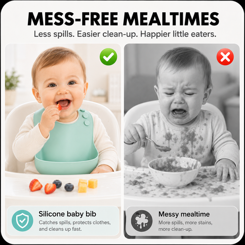 EasyCatch™ Silicone Baby Bib
