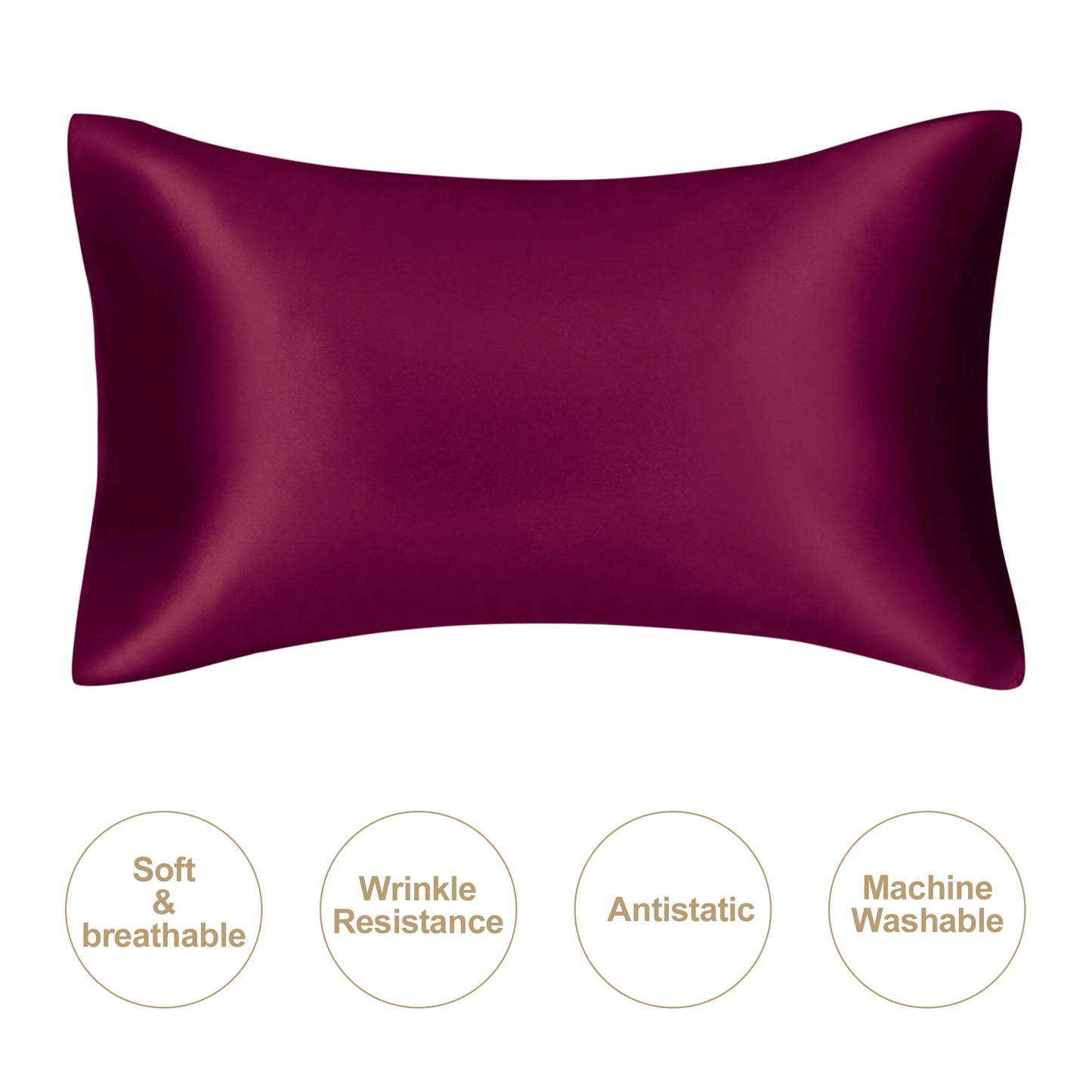 Elora Silky Satin Pillowcase