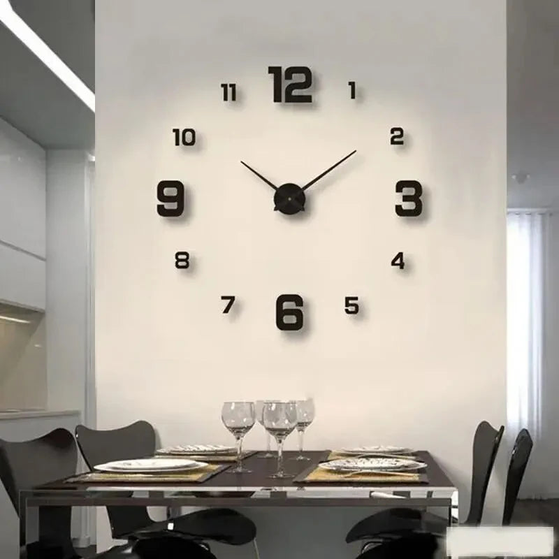 Elora Modern Frameless Wall Clock