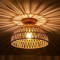 Woven Glow™ Natural Ceiling Light