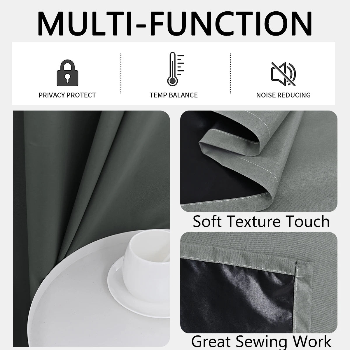 Elora Modern Blackout Curtains