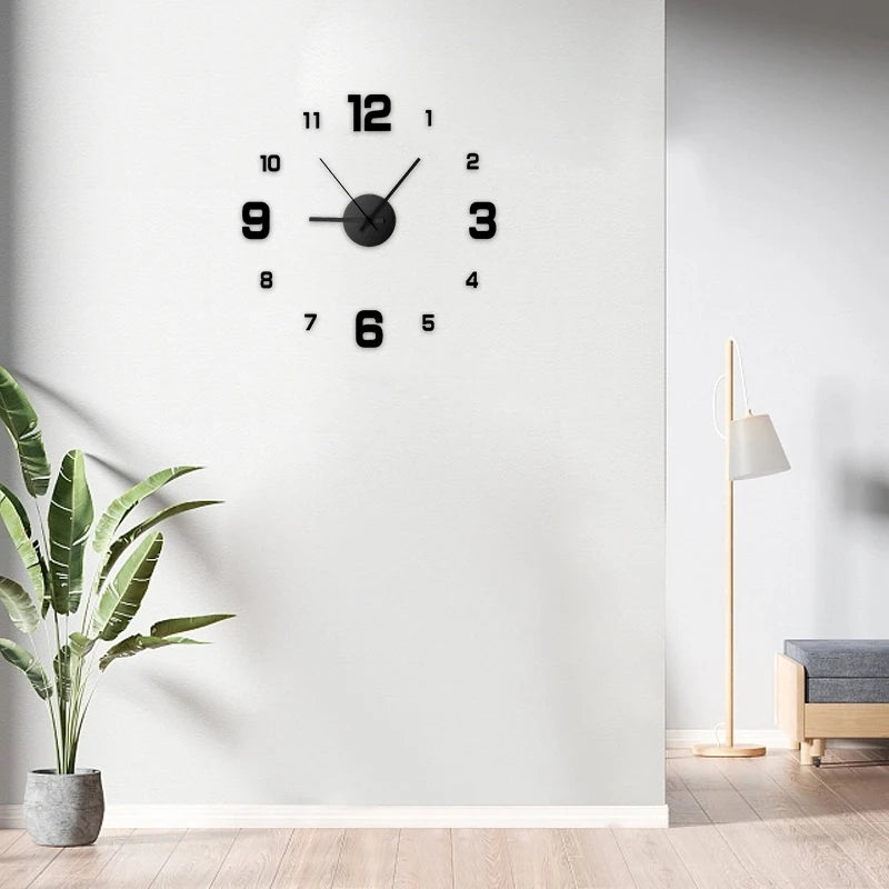 Elora Modern Frameless Wall Clock