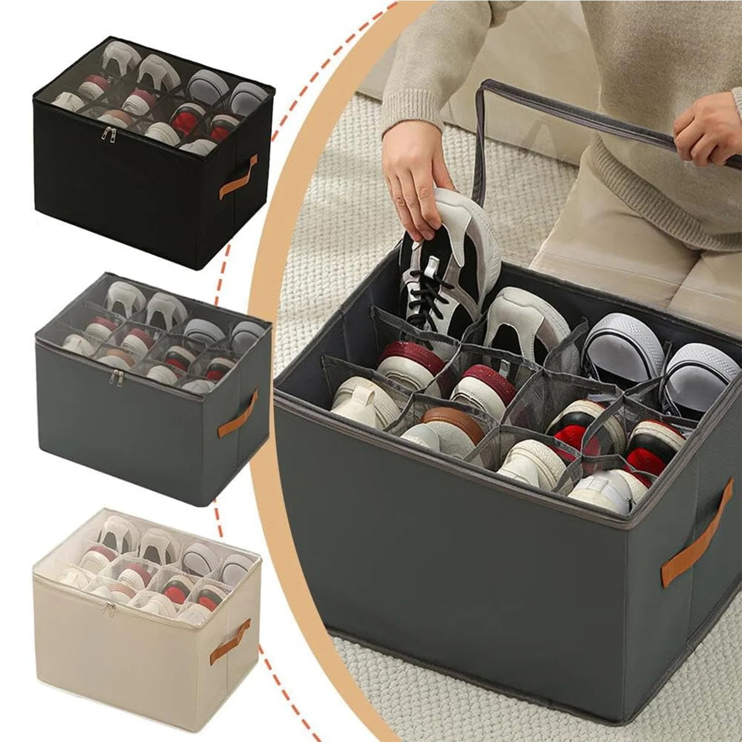 FoldSpace™ Shoe Storage Box