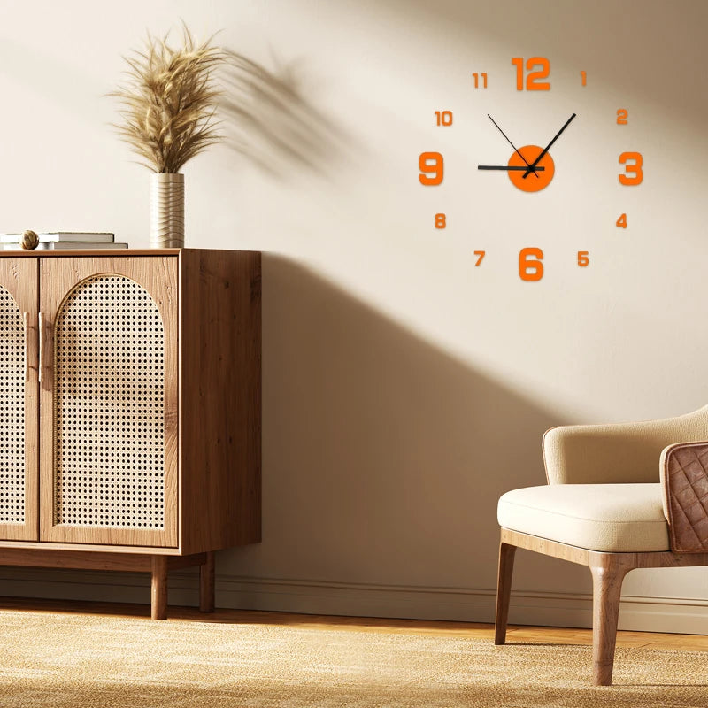 Elora Modern Frameless Wall Clock