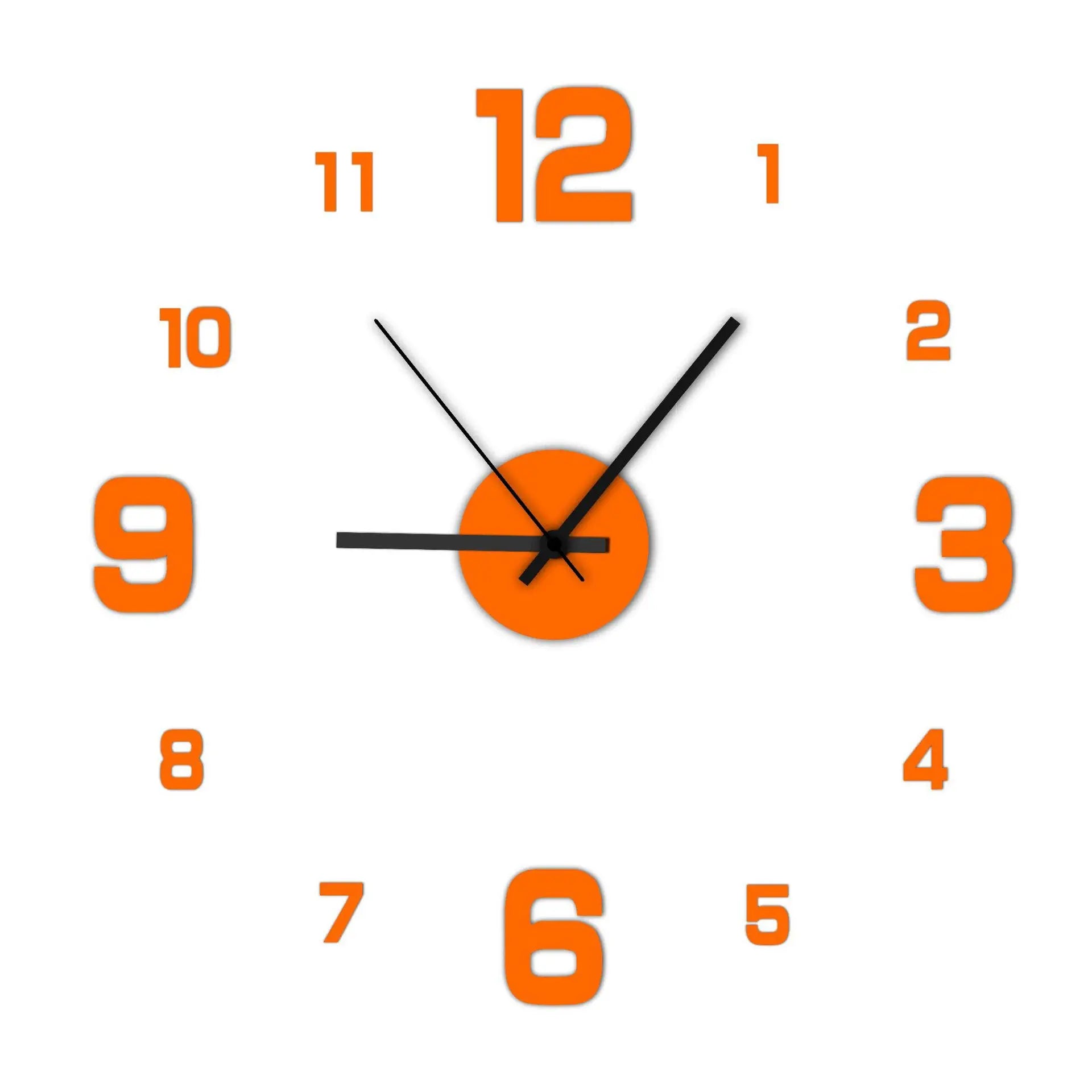 Elora Modern Frameless Wall Clock