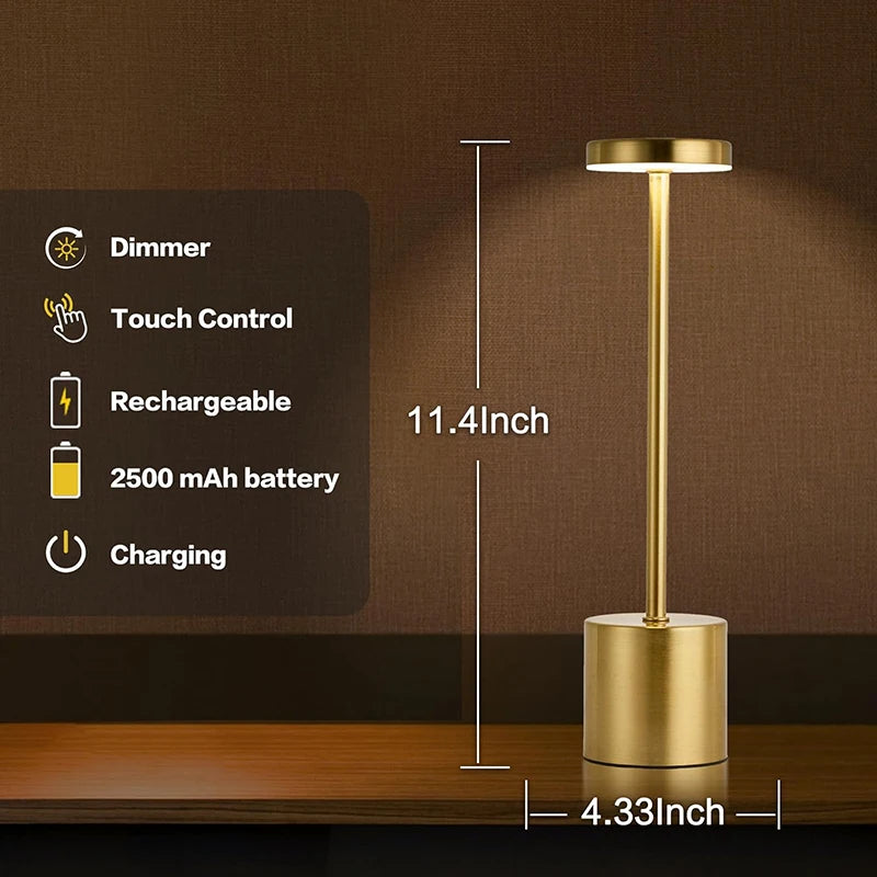 Elora Cordless Touch Table Lamp