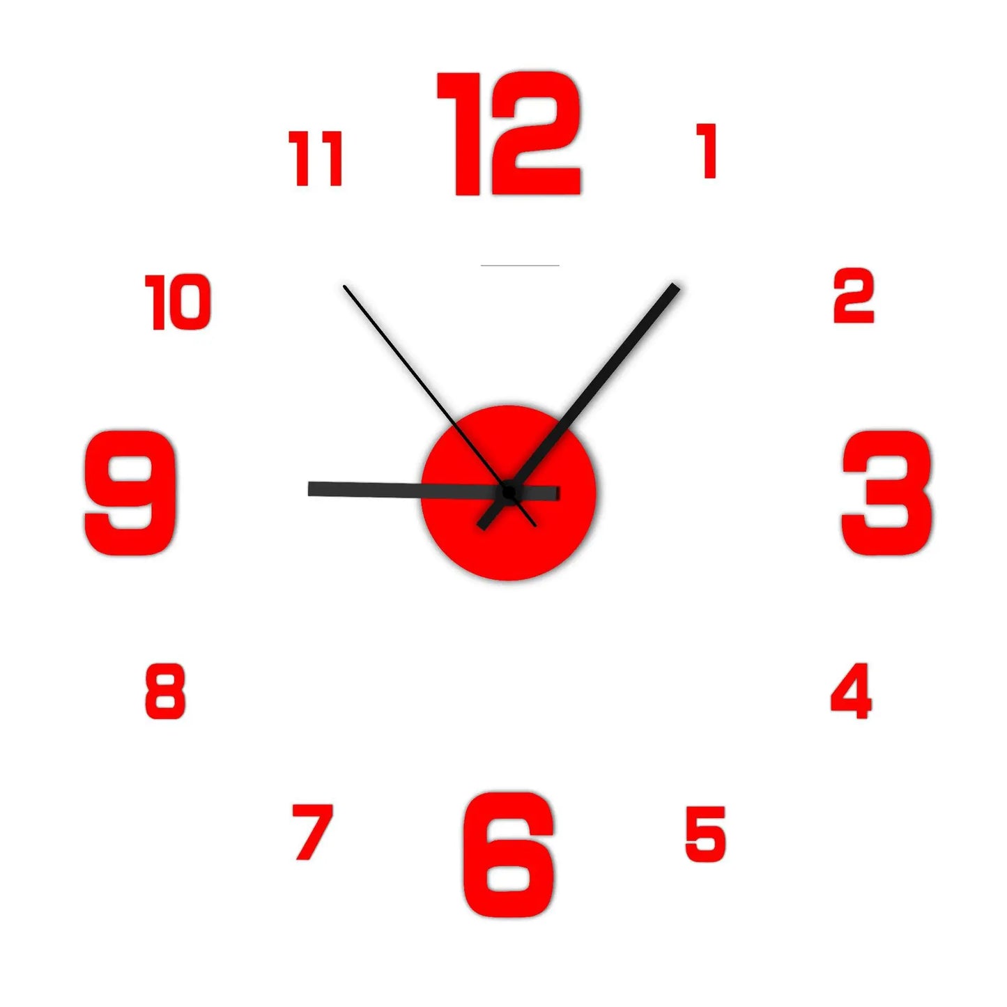 Elora Modern Frameless Wall Clock