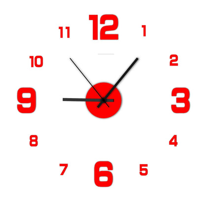 Elora Modern Frameless Wall Clock