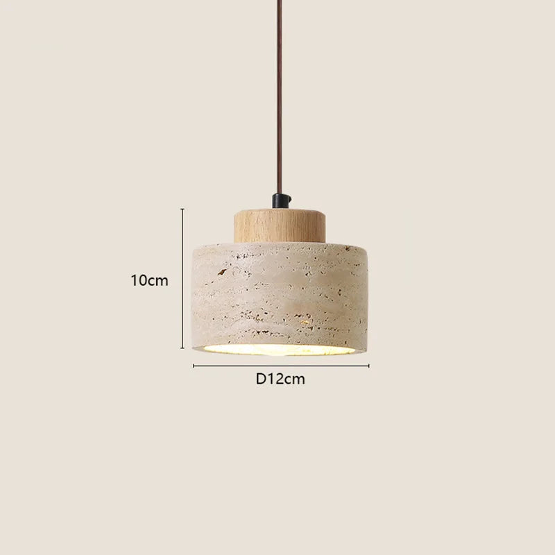Elora Wabi-Sabi Stone Pendant Light