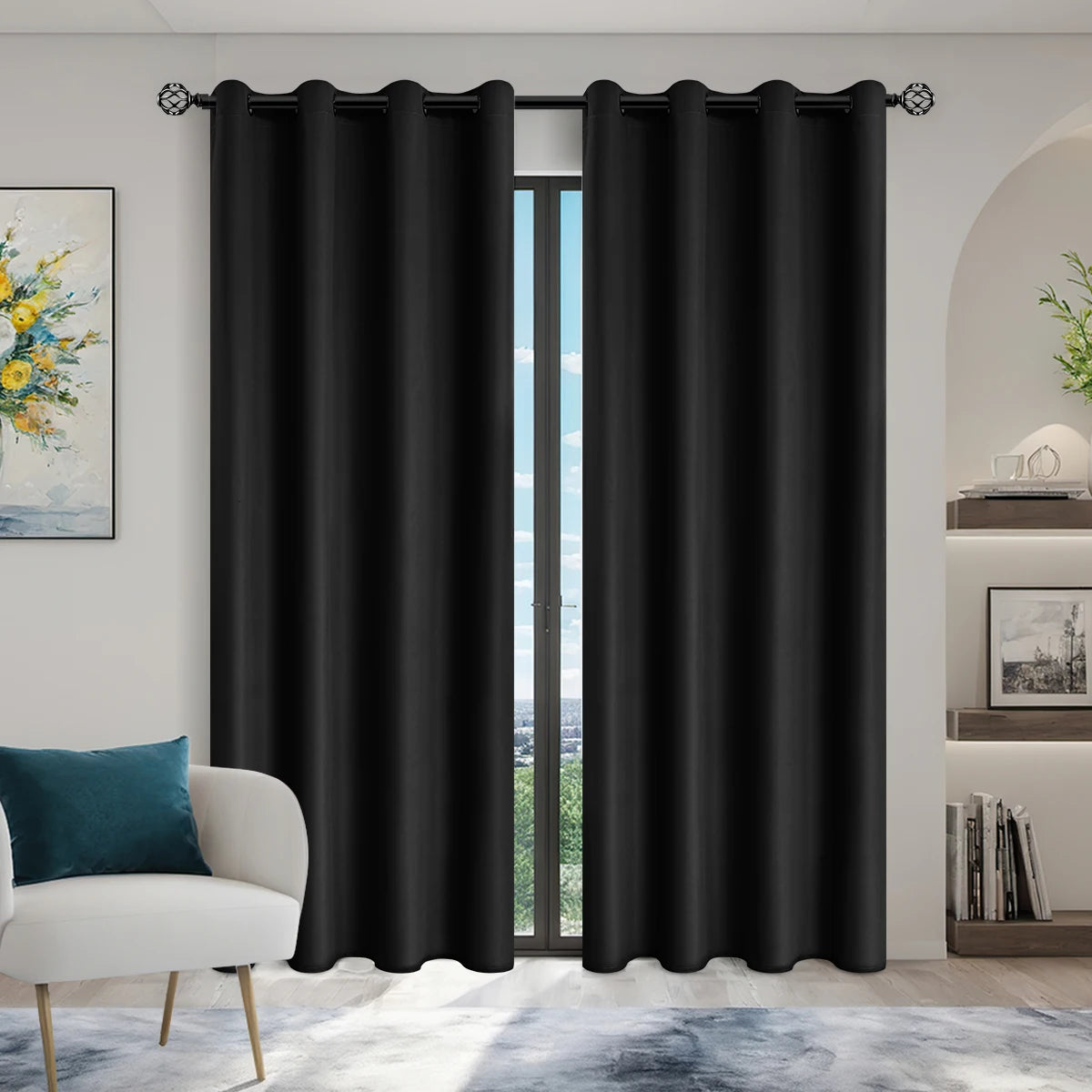 Elora Modern Blackout Curtains