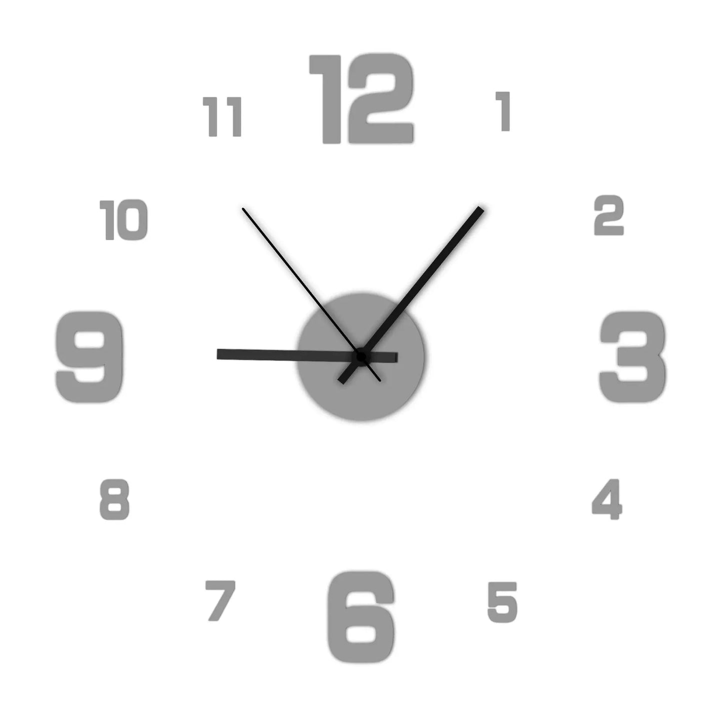 Elora Modern Frameless Wall Clock