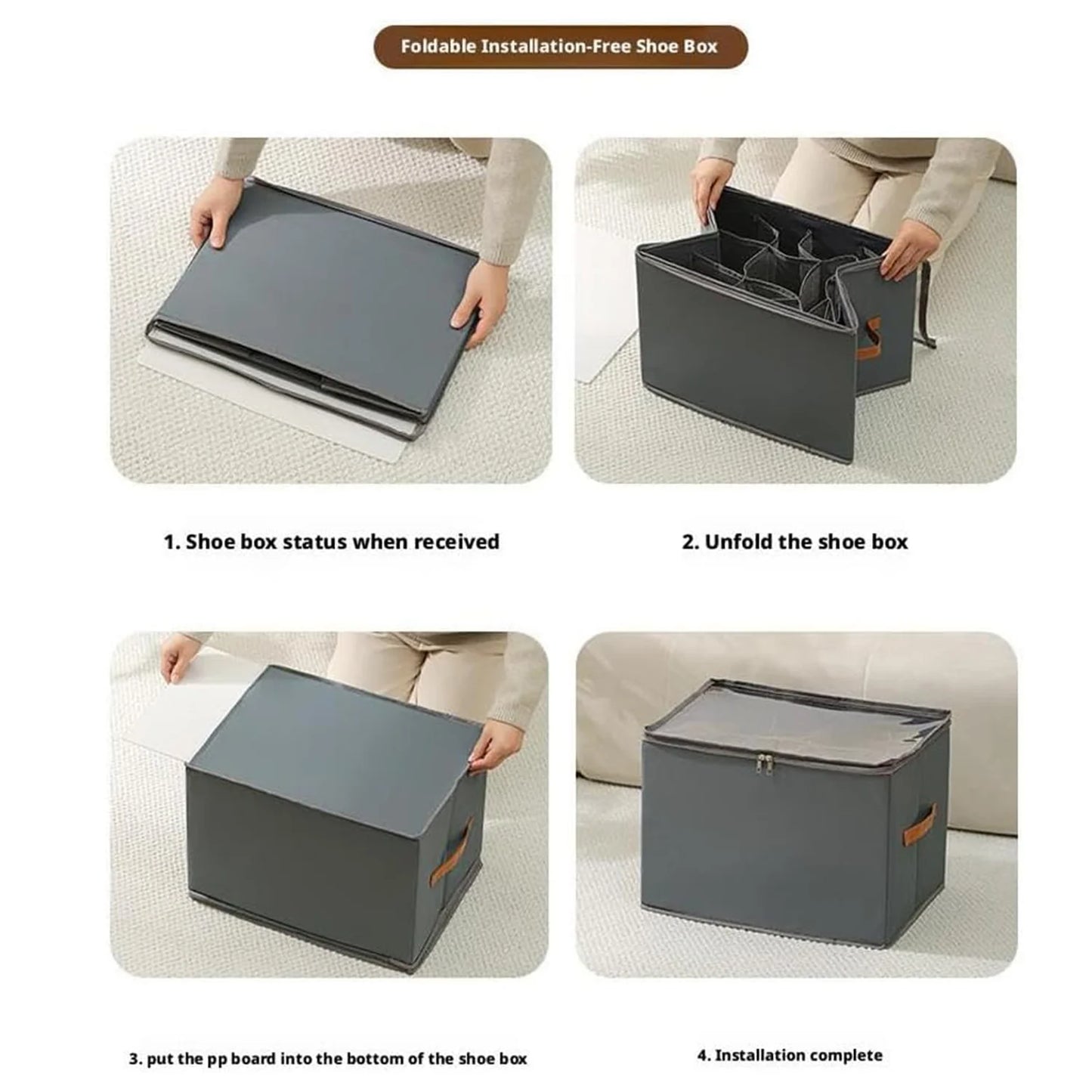 FoldSpace™ Shoe Storage Box