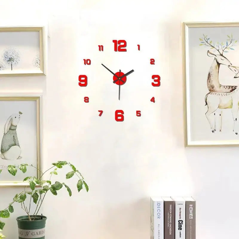 Elora Modern Frameless Wall Clock